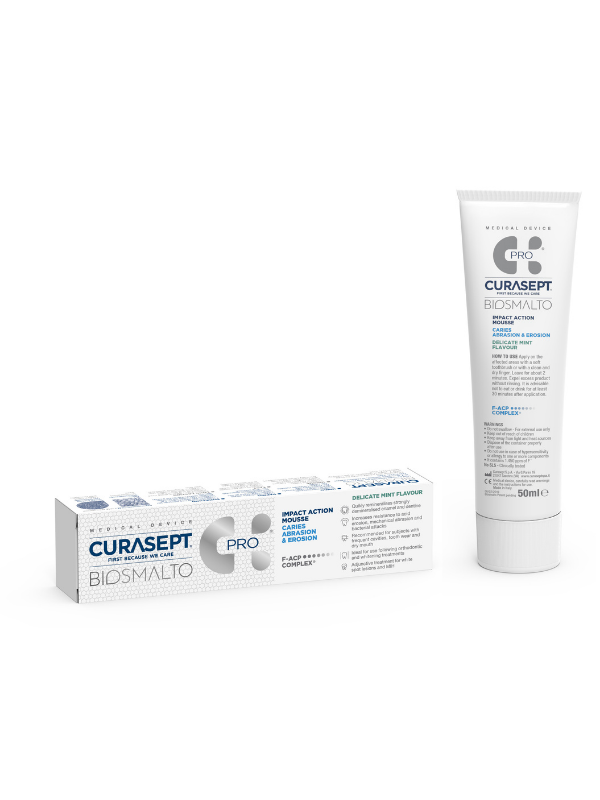 CURASEPT BIOSMALTO MOUSSE GEL KARIJES MENTA 50 ml