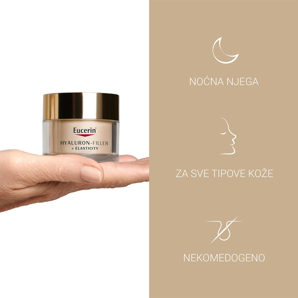 Eucerin Hyaluron-Filler + Elasticity noćna njega 50 ml