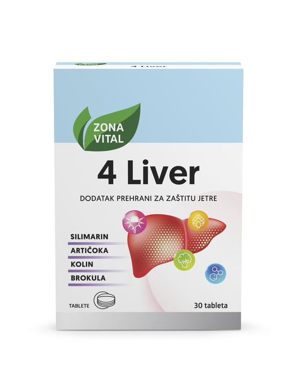 Zona Vital 4Liver 30 tableta, dodatak prehrani