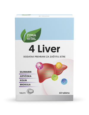 Zona Vital 4Liver 60 tableta, dodatak prehrani