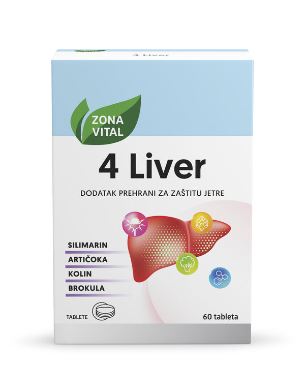 Zona Vital 4Liver 60 tableta, dodatak prehrani