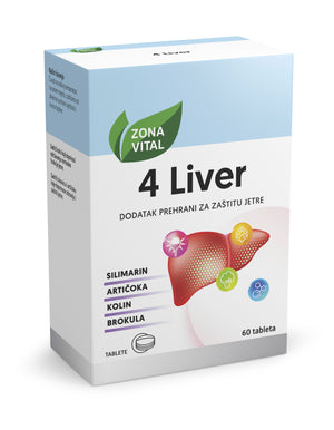 Zona Vital 4Liver 60 tableta, dodatak prehrani