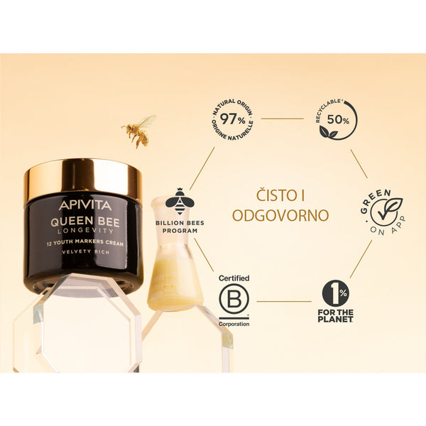 Apivita QUEEN BEE LONGEVITY krema bogate teksture 50 ml