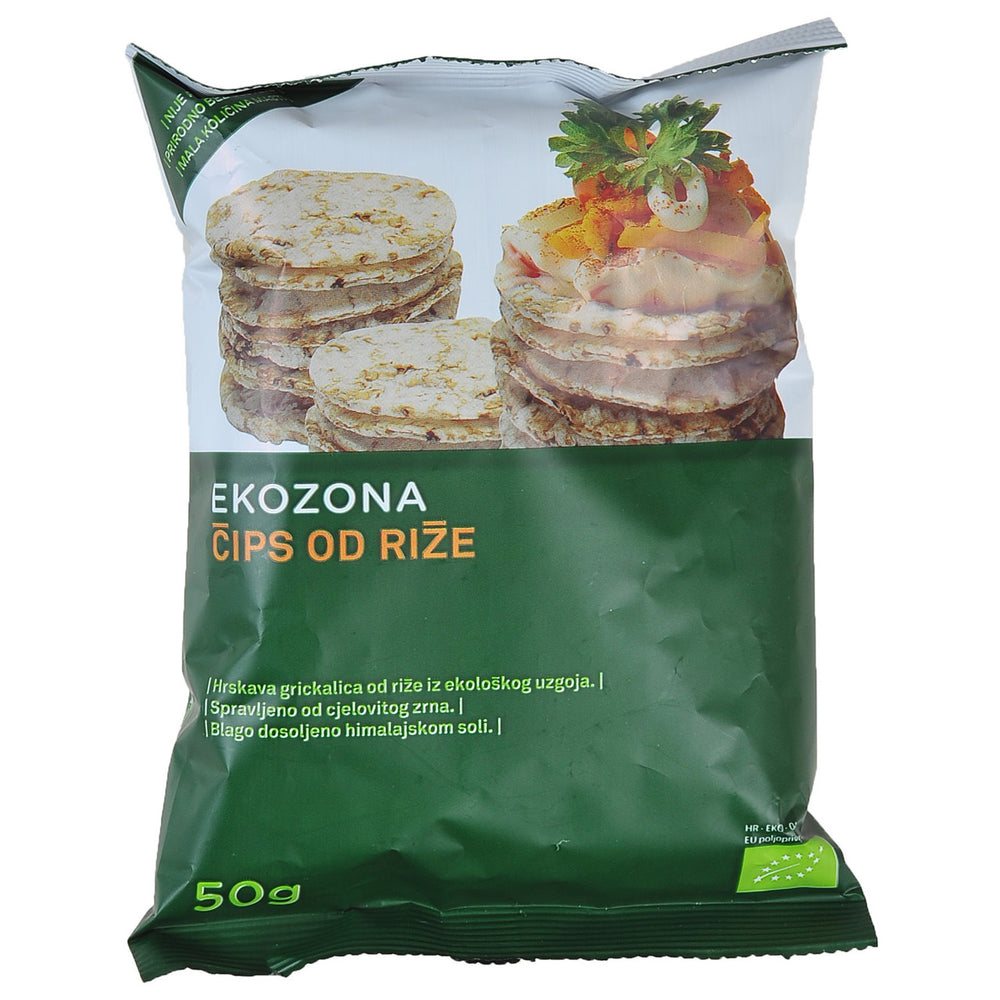 Ekozona Čips od riže sa soli 50g