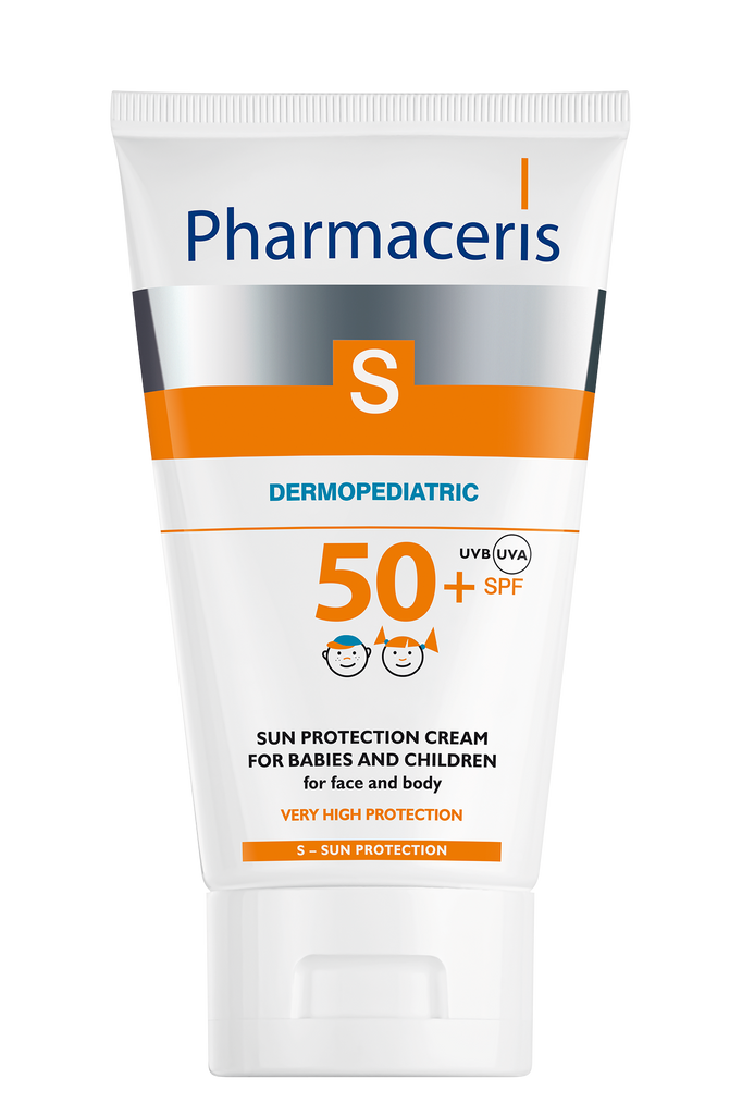 PHARMACERIS S - PROTECTION zaštitna krema za lice i tijelo SPF 50+ za dojenčad i djecu od 6 mjeseci 125ml