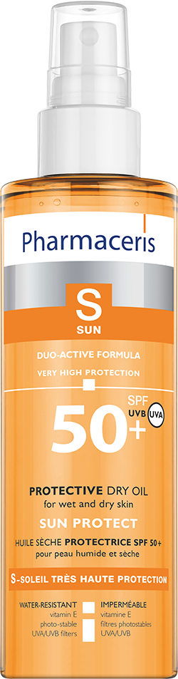 PHARMACERIS S suho zaštitno ulje za tijelo SPF 50+ 200ml