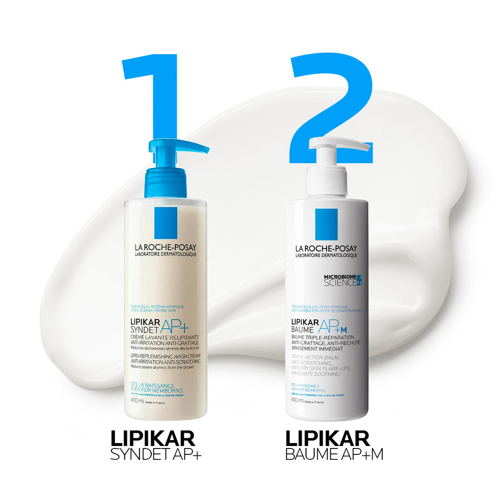 La Roche-Posay LIPIKAR SYNDET AP+ Kremasti gel za tuširanje protiv nadraženosti i svrbeža, 400 ml + REFILL PAKIRANJE, 400 ml