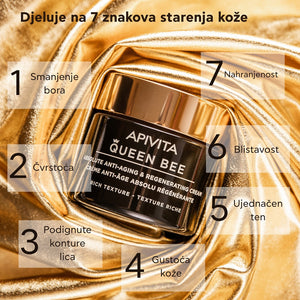 Apivita Queen bogata Bee krema s grčkom matičnom mliječi 50 ml