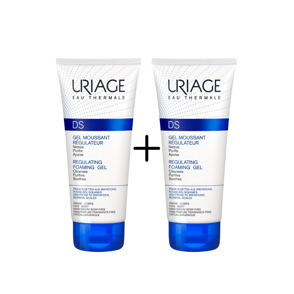 Uriage D.S. gel za pranje 150 ml 1+1 GRATIS