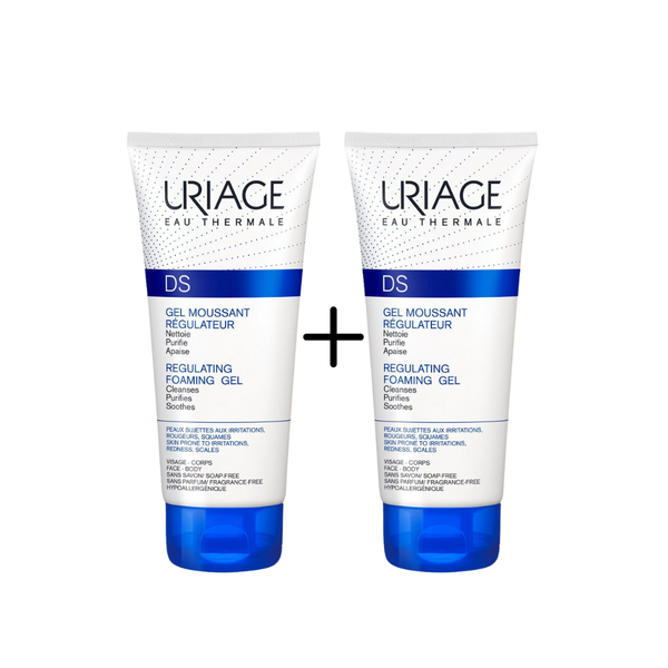 Uriage D.S. gel za pranje 150 ml 1+1 GRATIS