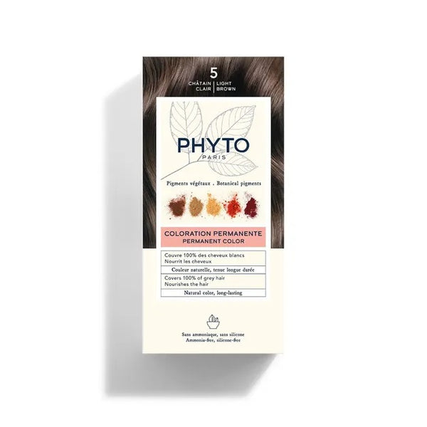 Phyto Phytocolor boja za kosu br. 5 - Svijetlo kestenjasta 40 ml