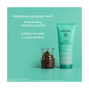 Apivita Just bee clear gel za umivanje lica 200 ml