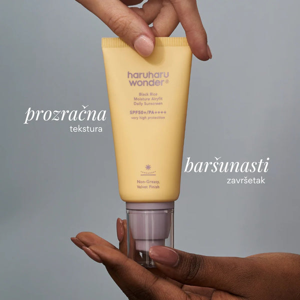 Haruharu Wonder Black Rice Moisture Airyfit Sunscreen SPF50+ 50 ml