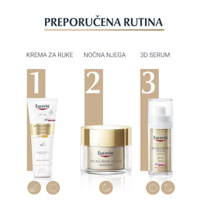Eucerin Hyaluron-Filler + Elasticity krema za ruke 75 ml