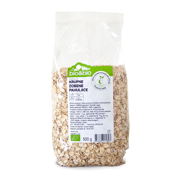 Biovega Pahuljice zobene krupne 500g