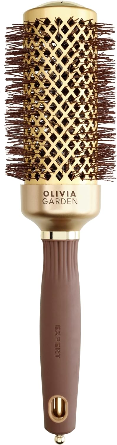 Olivia Garden Expert Blowout Shine Gold & Brown 45mm