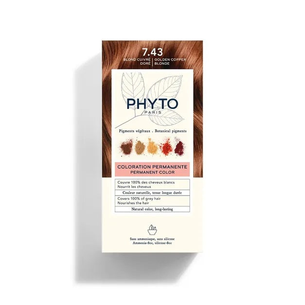 Phyto Phytocolor boja za kosu br. 7,43 - Bakreno zlatno plava 40 ml