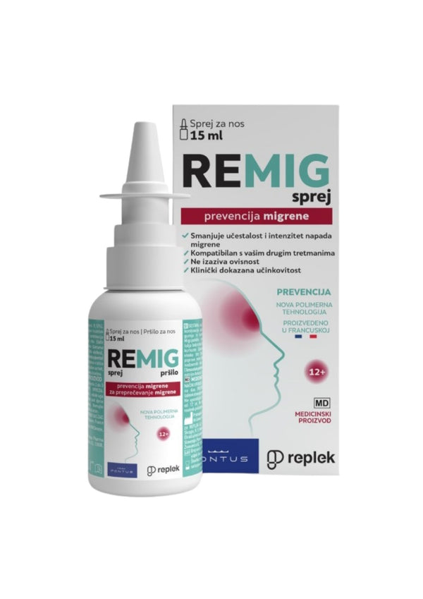 Remig sprej za prevenciju migrene 15 ml