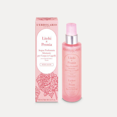 L'Erbolario Maglica za kosu i tijelo s Božurom i Liči 150 ml