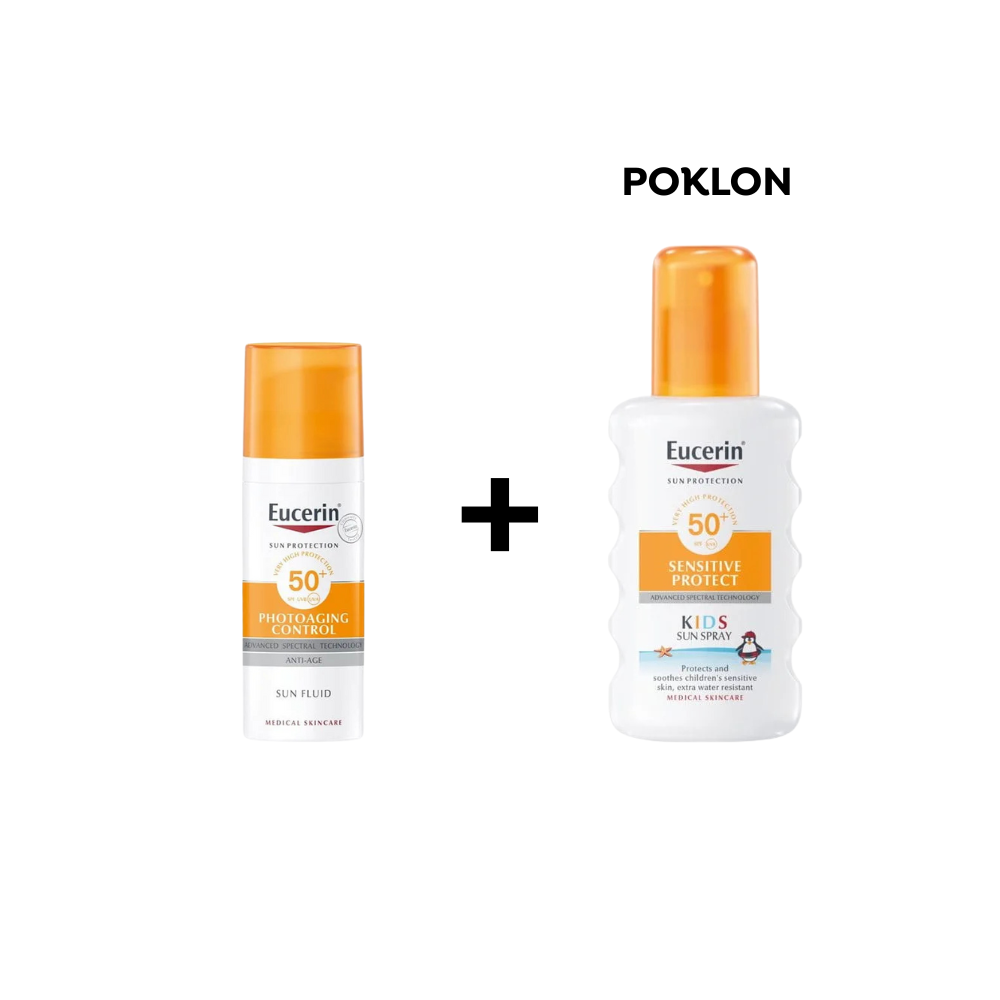 Eucerin Photoaging Control fluid za zaštitu kože lica od sunca SPF50+ 50 ml (ROK:31.03.2026.)