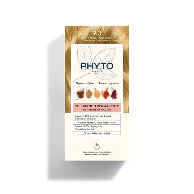 Phyto Phytocolor boja za kosu br. 9,3 - Intenzivno svijetlo zlatno plava 40 ml