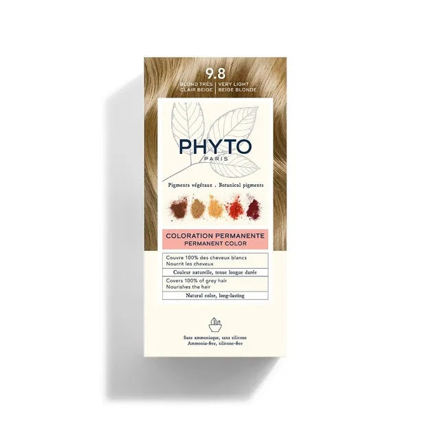 Phyto Phytocolor boja za kosu br. 9,8 - Intenzivno svijetlo bež plava 40 ml