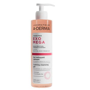 A-Derma Exomega Control umirujući gel za čišćenje lica 200 ml