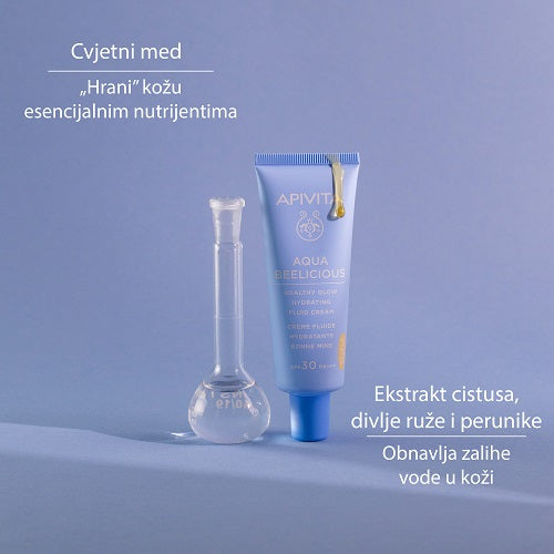 Apivita Aqua Beelicious hidratantna obojena krema SPF 30 40ml