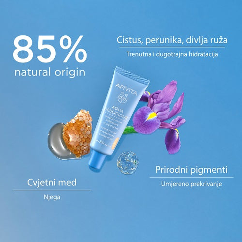 Apivita Aqua Beelicious hidratantna obojena krema SPF 30 40ml