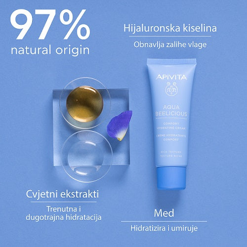 Apivita Aqua Beelicious bogata krema 40ml