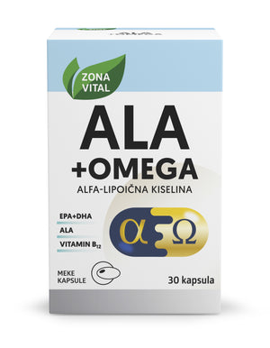 Zona Vital ALA+ Omega 30 kapsula, dodatak prehrani