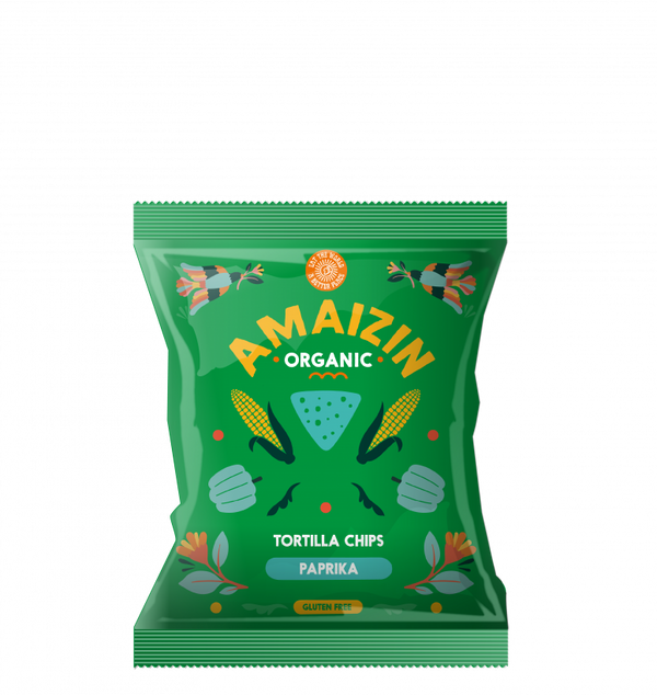 Biovega Kukuruzni tortilla čips s paprikom 75 g