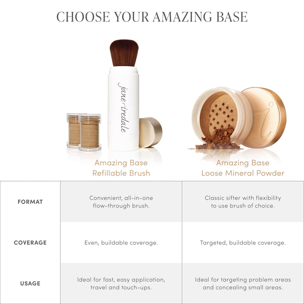 Jane Iredale Amazing Base Refillable brush-Warm Silk