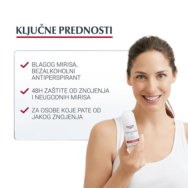 Eucerin Roll-on antitranspirant 50ml