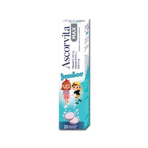 Ascorvita Max Junior 20 šumećih tableta