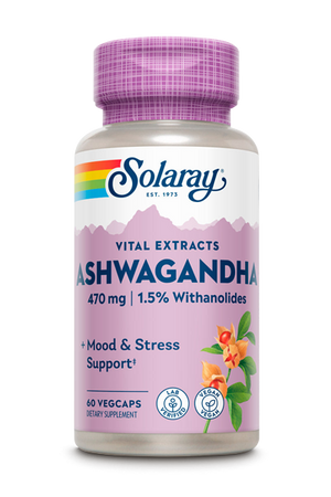 Solaray Ashwanagandha Extract, 60 kapsula