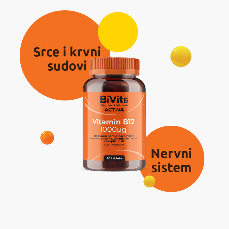 BiVits Vitamin B12 60 tableta