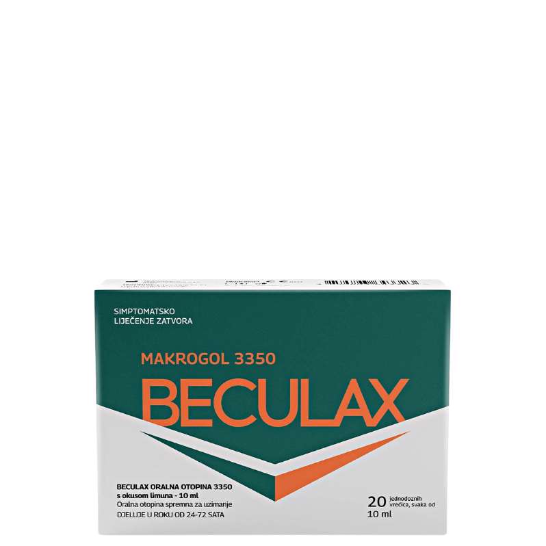 BECULAX MAKROGOL 3350 20 vrećica