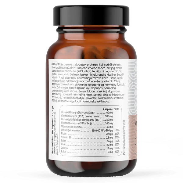 Bioandina B-Beauty 60 kapsula, dodatak prehrani