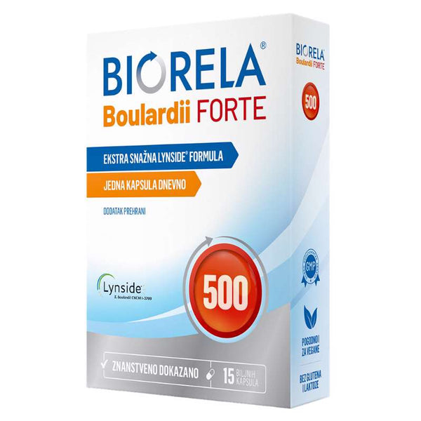 Biorela Boulardii Forte 15 kapsula, dodatak prehrani