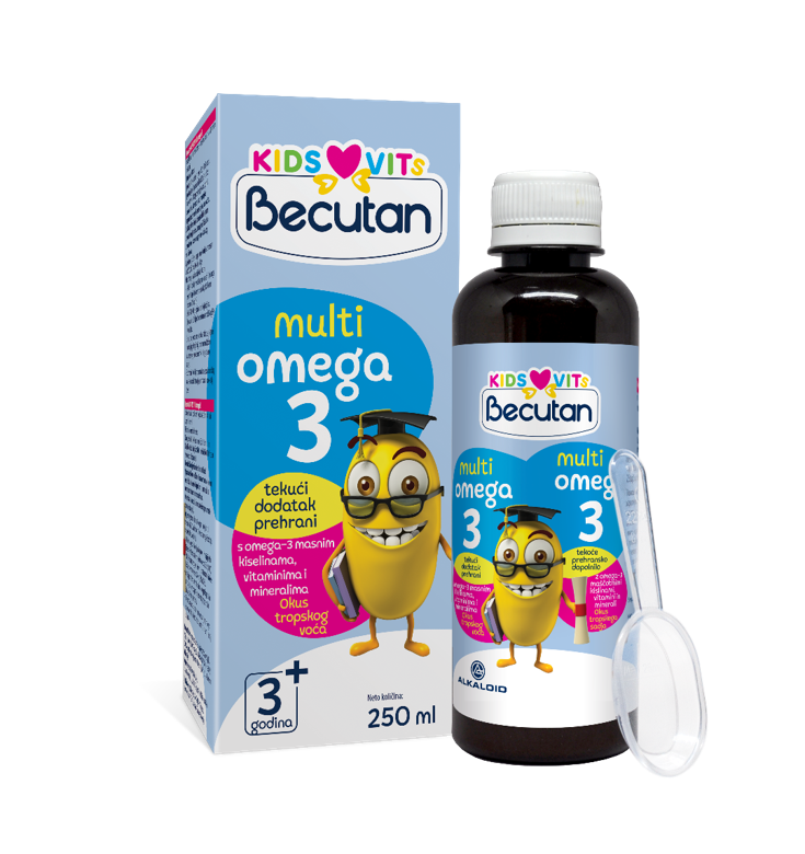 Becutan KIDS VITS Multiomega-3 250 ml