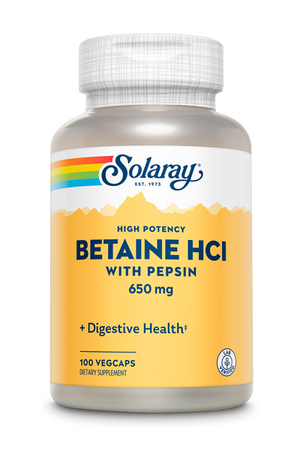 Solaray Betaine HCl + Pepsin 100 kapsula