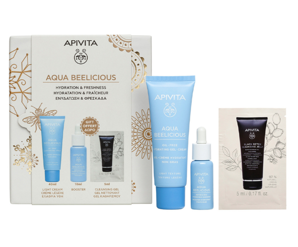 Apivita set 2025 Aqua Beelicious lagana krema + serum