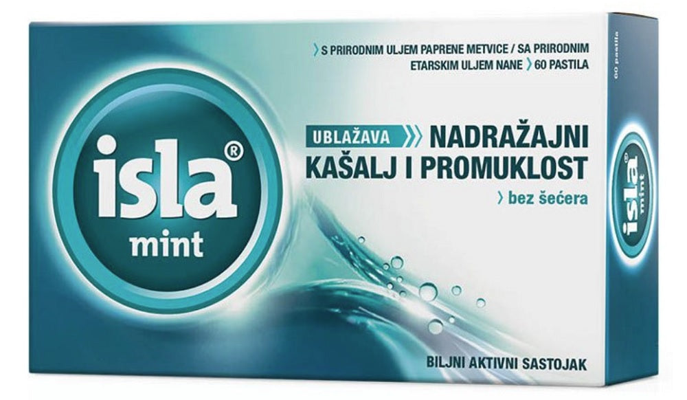 Isla Mint 60 pastila, medicinski proizvod