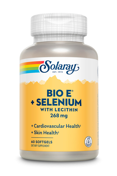 Solaray Bio E + Selenium, 60 perli