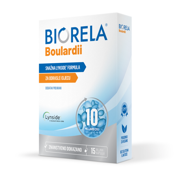 Biorela Boulardii 15 kapsula, dodatak prehrani
