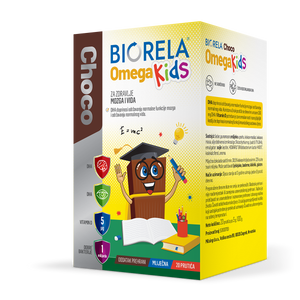 Biorela Choco OmegaKids 20 prutića, dodatak prehrani