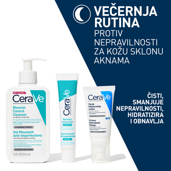 CeraVe Protokol za lice i tijelo za kožu sklonu aknama i nepravilnostima (čišćenje i njega)