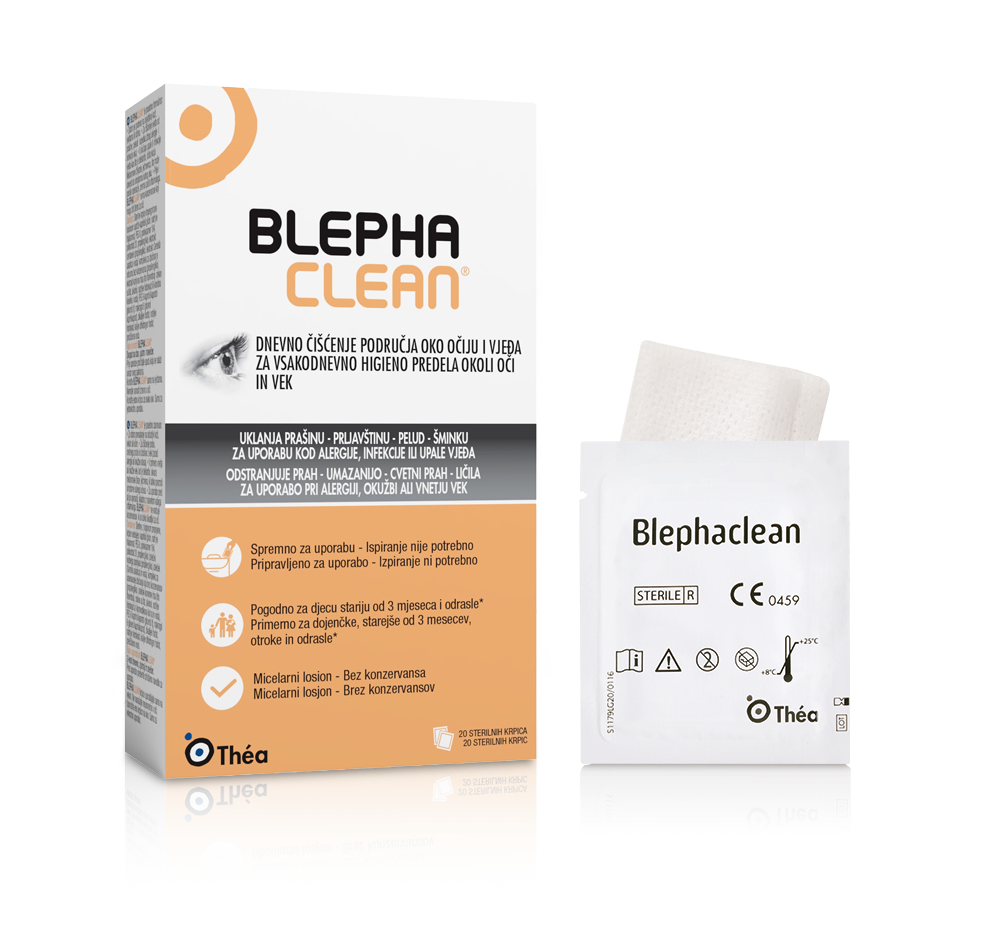 Blephaclean maramice za vjeđe 20 komada