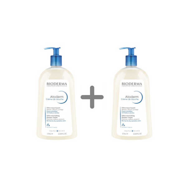 BIODERMA Atoderm krema za tuširanje 1000 ml 1+1 GRATIS
